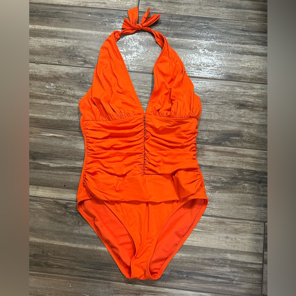 Bleu Rod Beattie Bold Orange Swimwear